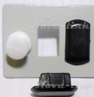 SC-зп e, Заглушка отверстия SC пластик черн NTSS-ZP-SC/2LC-BL