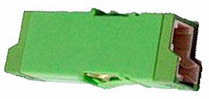 E2000A SM , Адаптер оптический FF SM E2000 APC (размер SC) зелёный