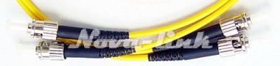 2STU-STU-2, Шнур оптический соединительный SM дуплекс ST/UPC-ST/UPC,  2м, 3мм, LSZH