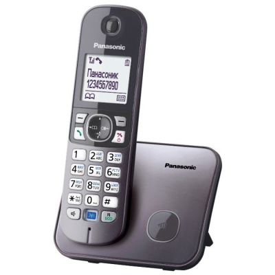 KX-TG6811RUM, Телефон DECT база, трубка серый Panasonic